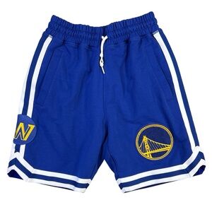 New Era The Golden State Warriors Logo Select Shorts Mens S Chenille Patch Retro
